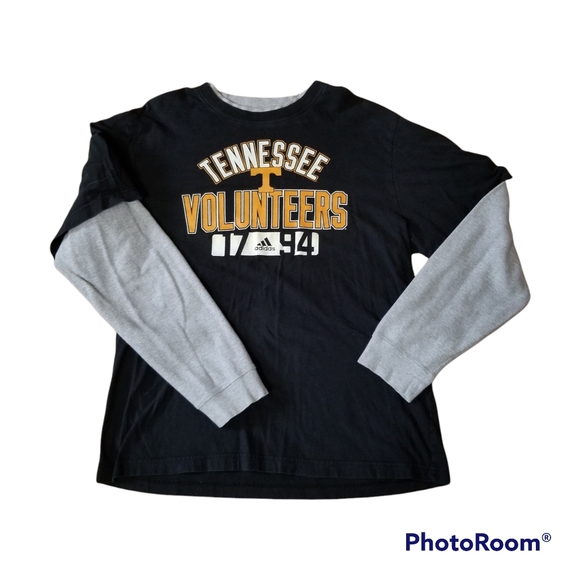 adidas Other - Addias Tennessee Volunteers Navy Gray Long Sleeve Jersey Shirt. Men's Large